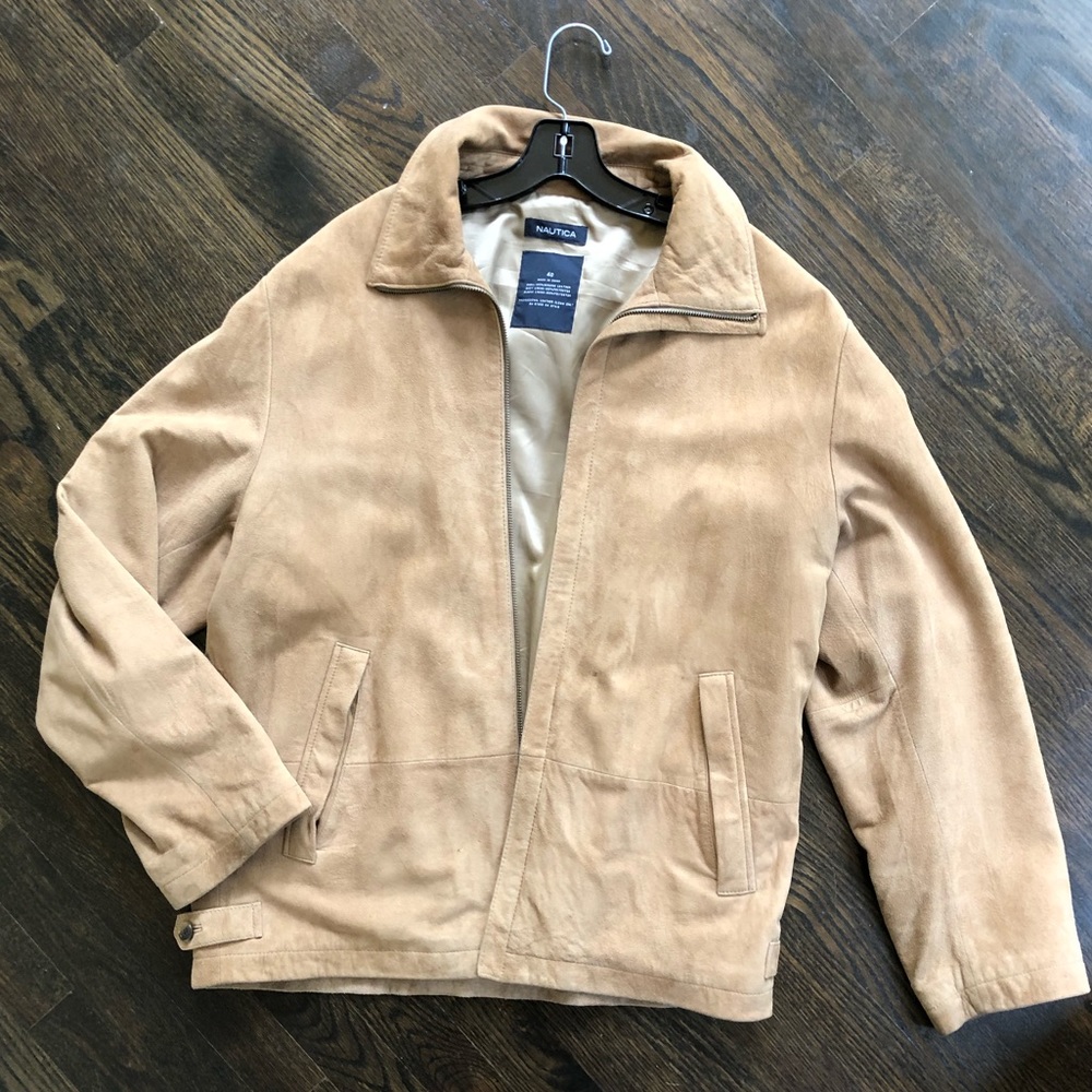 Nautica butter suede light jacket